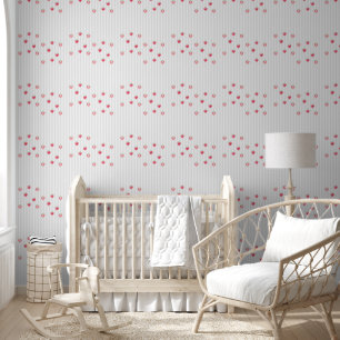 Wallpaper with a modern pattern.