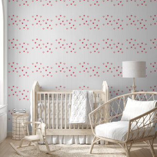 Wallpaper with a modern pattern.