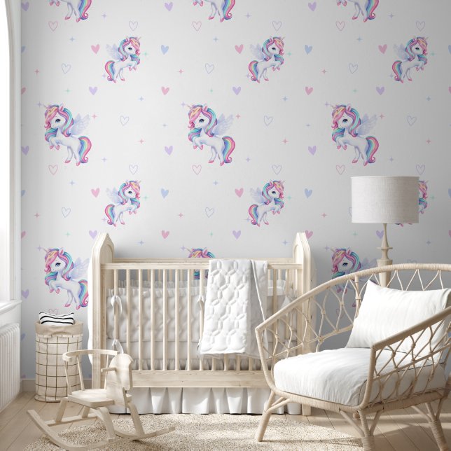 Wallpaper with a modern pattern. (Kids)