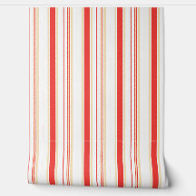 Wallpaper with red stripes
