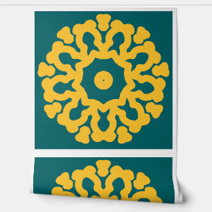 Wallpaper with white border, A vibrant design