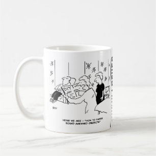Wallpapering and Home Decorating Cartoon Coffee Mug
