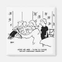 Wallpapering and Home Decorating Cartoon