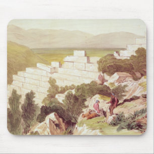 Walls of Ancient Samos, Cephalonia, 19th century Mouse Mat