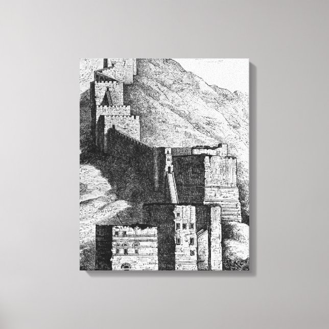 Walls of Antioch, 1894 Canvas Print (Front)