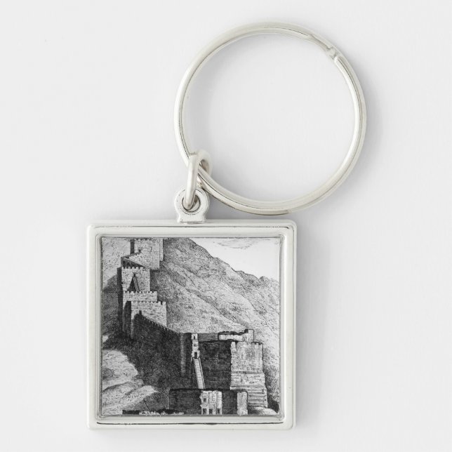Walls of Antioch, 1894 Key Ring (Front)