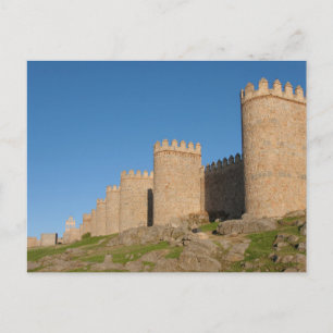 Walls of Avila Postcard