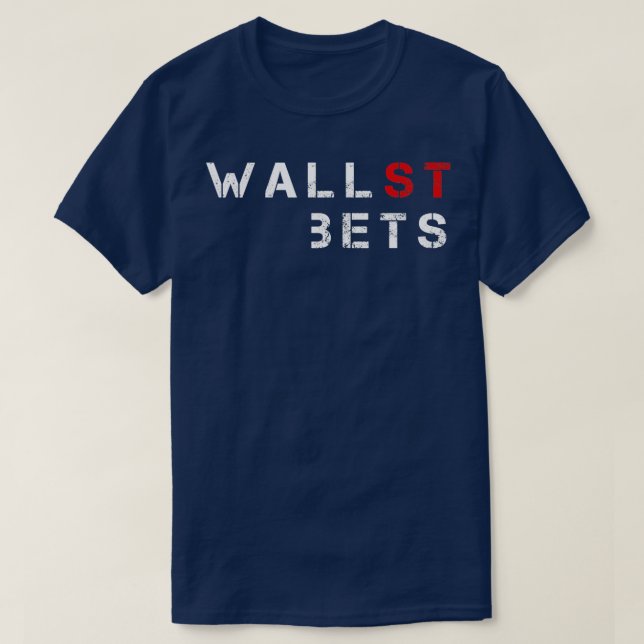 WallStBets Subreddit Stock Market Trading 11 T-Shirt (Design Front)