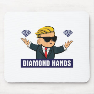 Wallstreetbets Diamond Hands - WSB Stock Market Op Mouse Mat