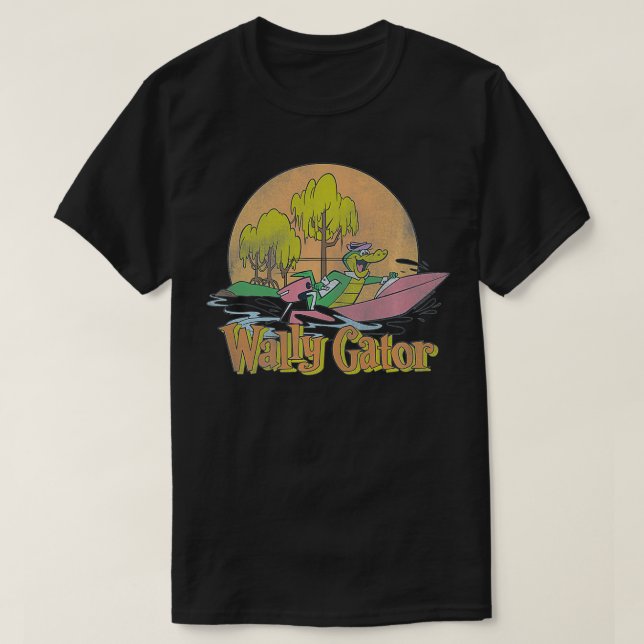 Wally Gator Speedboat Premium  T-Shirt (Design Front)