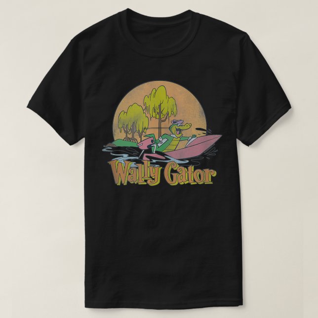 Wally Gator Speedboat  T-Shirt (Design Front)