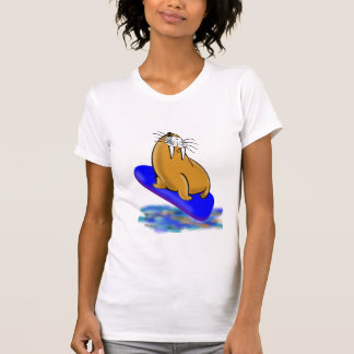 Wally The Walrus Goes Surfing T-Shirt