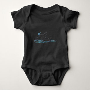 Wally Whale Baby Bodysuit
