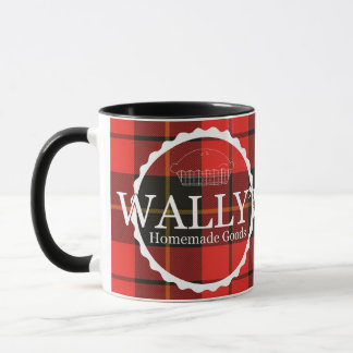 Wally's Homemade Goods Mug in Plaid