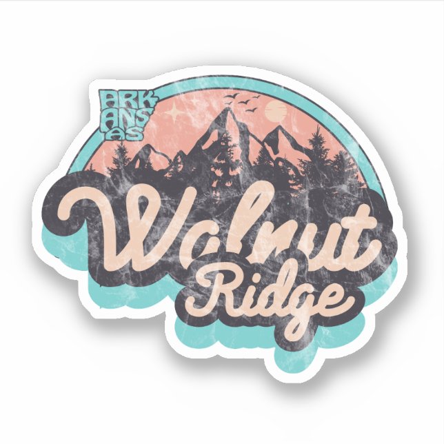 Walnut Ridge, Arkansas  Sticker (Front)