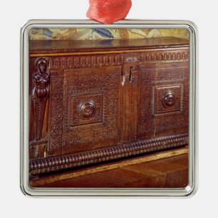 Walnut Sideboard, Lyonnais School Metal Tree Decoration