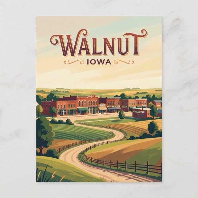Walnut USA Postcard (Front)