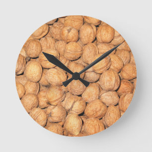 Walnuts Quirky Round Clock