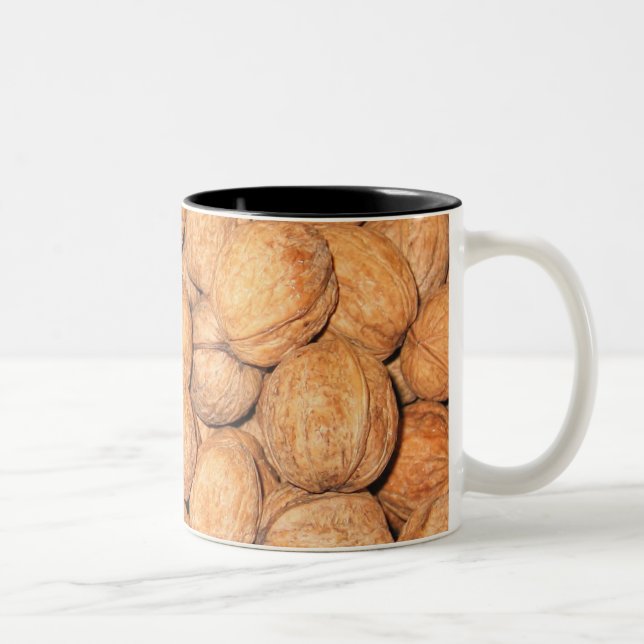 Walnuts Two-Tone Coffee Mug (Right)