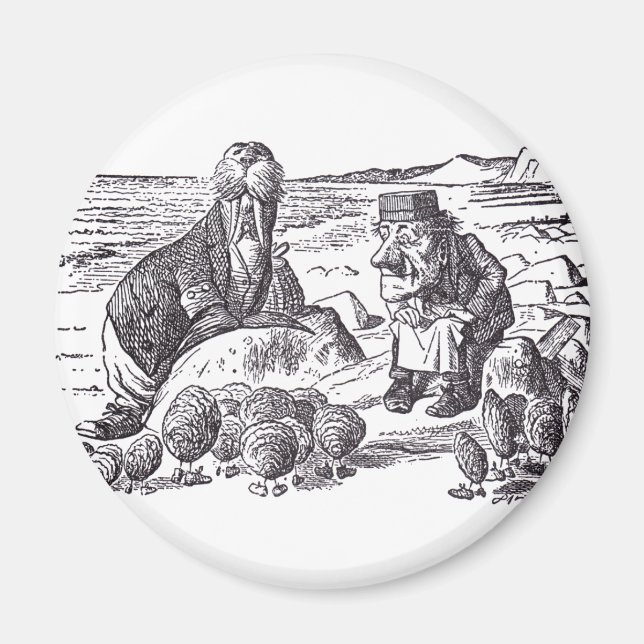 Walrus and Carpenter 2 Magnet (Front)