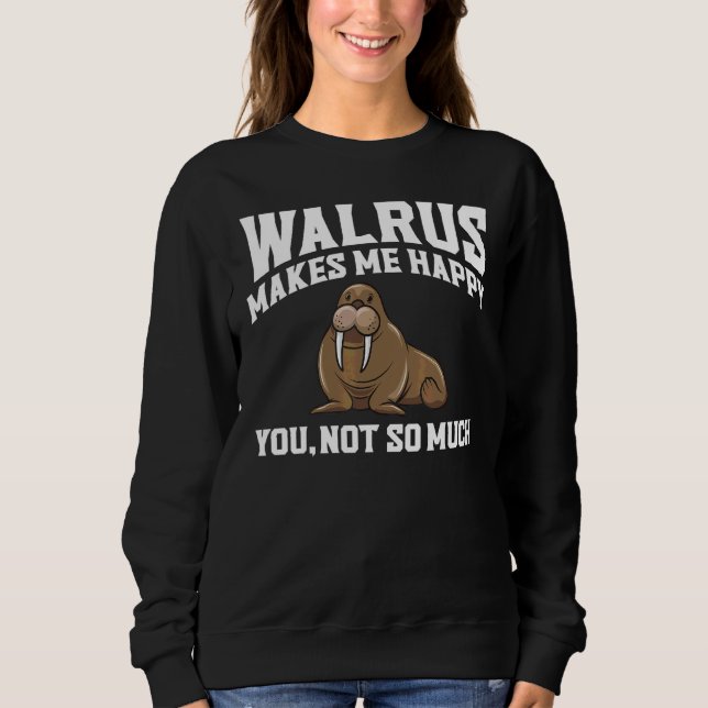 Walrus Apparel   Awesome Walruses  Design Sweatshirt (Front)