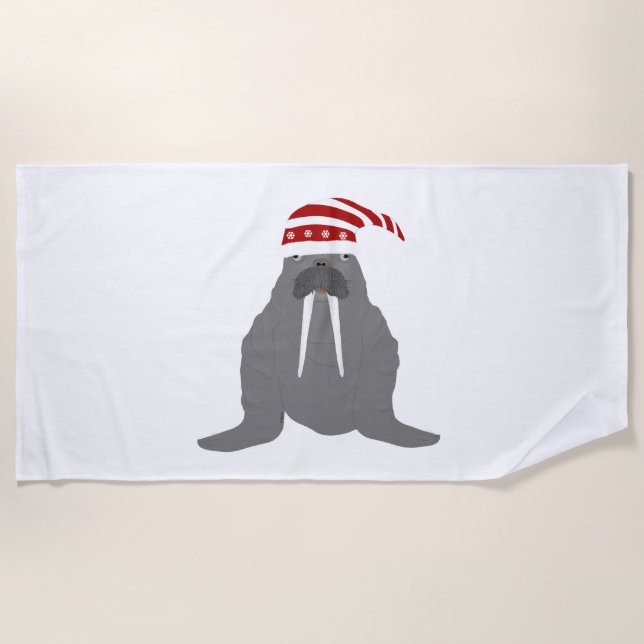 Walrus Beach Towel (Front)