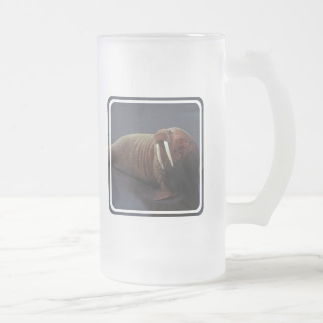 Walrus Frosted Beer Mug (Right)