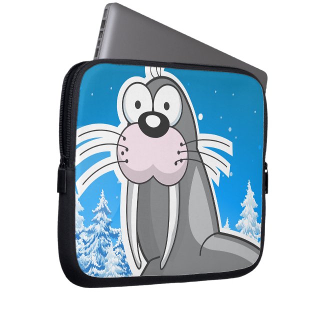 Walrus Laptop Sleeve (Front Right)