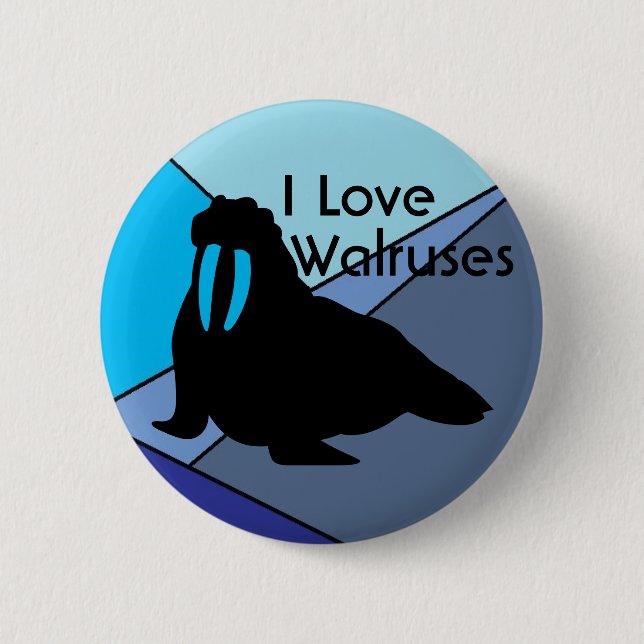Walrus Love Button (Front)