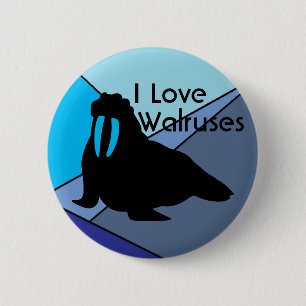 Walrus Love Button