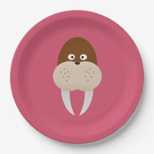 Walrus Paper Plate