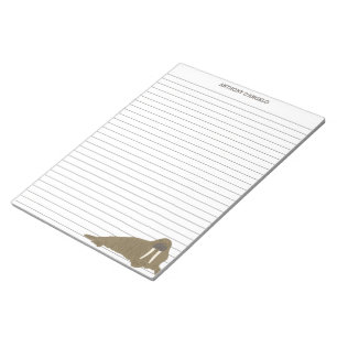 Walrus Personalised Lined Writing Paper Notepad