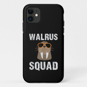 WALRUS SQUAD CUTE FUNNY SEA ANIMAL LOVER iPhone 11 CASE