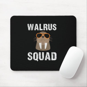 WALRUS SQUAD CUTE FUNNY SEA ANIMAL LOVER MOUSE MAT