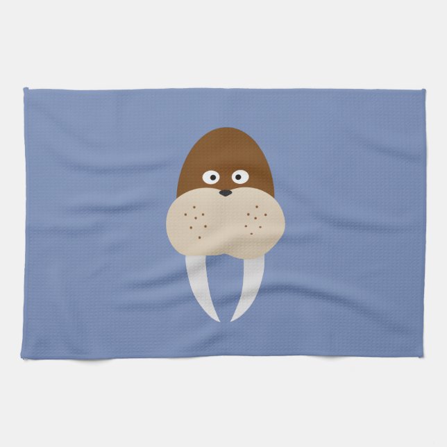 Walrus Tea Towel (Horizontal)