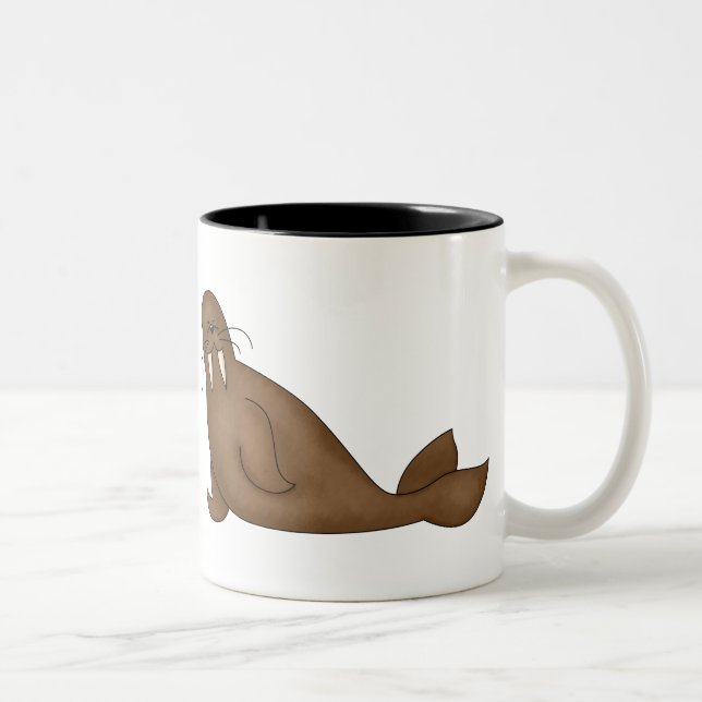 Walrus Two-Tone Coffee Mug (Right)