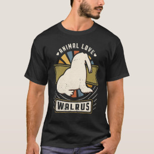 Walrus Vintage Classic Retro Animal T-Shirt