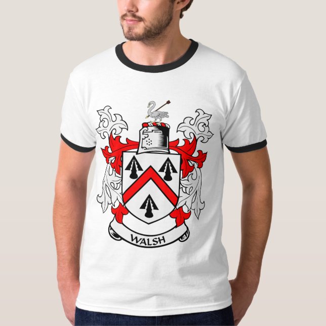 WALSH Coat of Arms T-Shirt (Front)