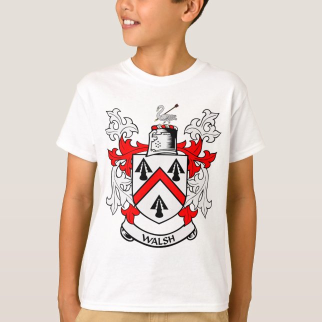 WALSH Coat of Arms T-Shirt (Front)