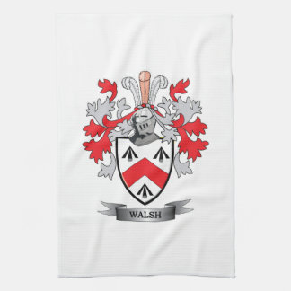 Walsh Coat of Arms Tea Towel