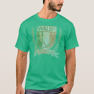 Walsh Irish Crest t shirt