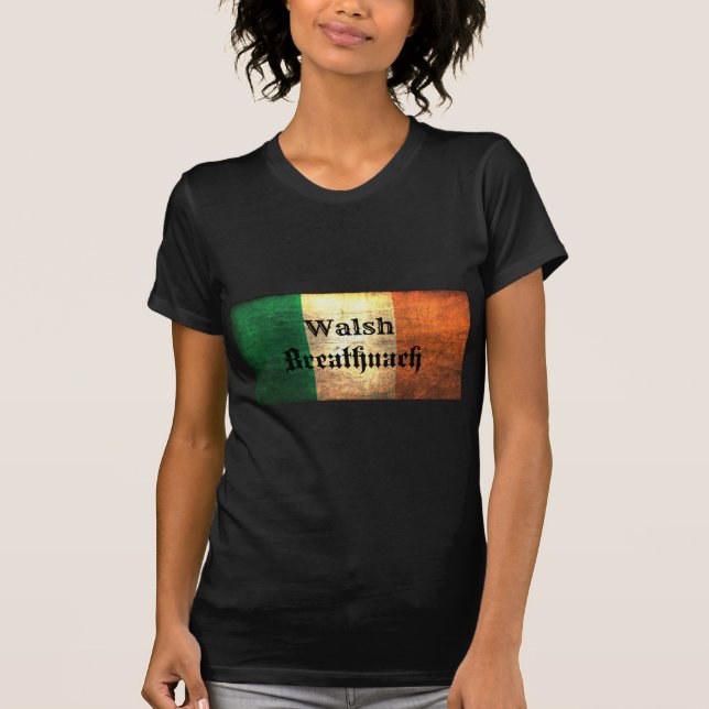 Walsh Irish Flag T-Shirt (Front)