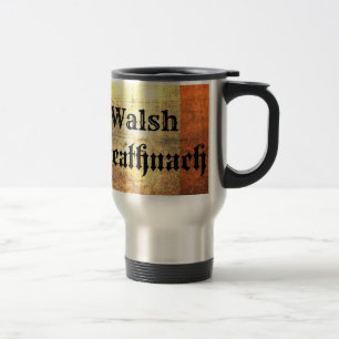 Walsh Irish Flag Travel Mug