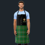 Walsh Irish Shield Personalised Kilt Apron<br><div class="desc">Almost like wearing a kilt with a black vest! Have fun wearing this Walsh apron, with the Irish National tartan and coat of arms shield, at family get togethers, Christmas parties, BBQ's, birthdays and don't forget St. Patrick's Day! Comes in all sizes so the whole family can match! You have...</div>