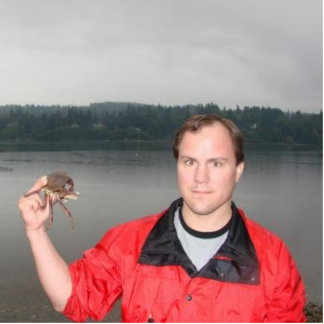 Walt and the crab photo sculpture decoration