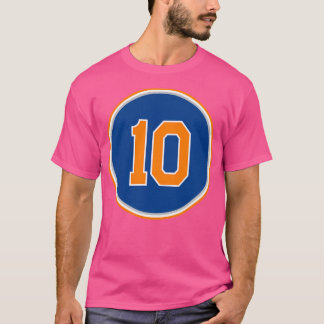 Walt Frazier Number 10 Jersey New York Knicks Insp T-Shirt