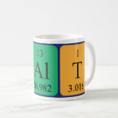 Walt periodic table name mug (Front Right)