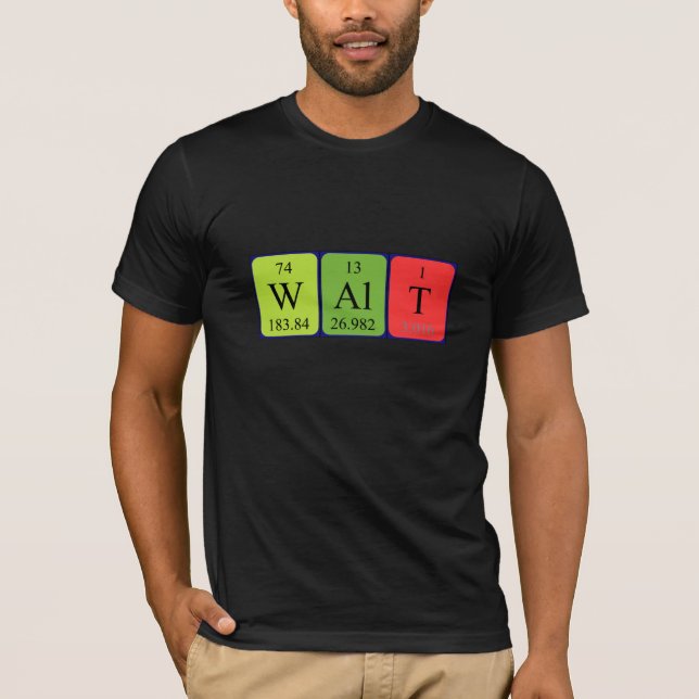 Walt periodic table name shirt (Front)