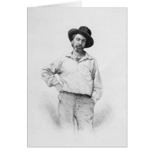Walt Whitman, frontispiece to 'Leaves of