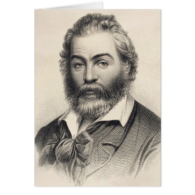 Walt Whitman "Happiness in This Place" Card (Front)